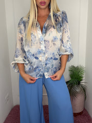 CAMICIA GIADA BLU