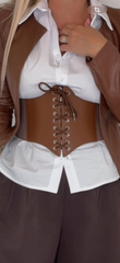 CINTURA BAMBOLA MARRONE