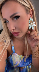 ORECCHINI ADELE AZZURRO