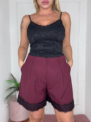 PANTALONCINO LAURA BORDEAUX