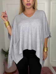 MAGLIA ORCHIDEA GRIGIO