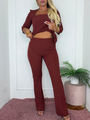COMPLETO EVA ROSSO MATTONE