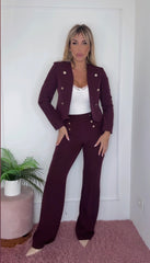 PANTALONE SABRINA PRUGNA