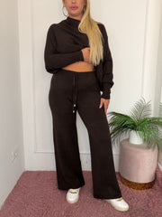 PANTALONE VIVIANA MARRONE