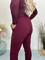 PANTALONE BEST BORDEAUX