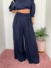 PANTALONE DIANA BLU