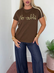MAGLIA PEONIA  MARRONE