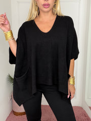 MAGLIA ORCHIDEA NERA