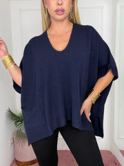 MAGLIA ORCHIDEA BLU