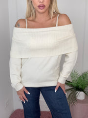 MAGLIA CASTAGNA BURRO