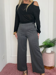 PANTALONE GESSO NERO