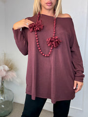 COLLANA ARMONIA BORDEAUX