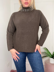 MAGLIA AMBRA MARRONE