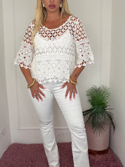 JEANS FRAGOLINA BIANCO