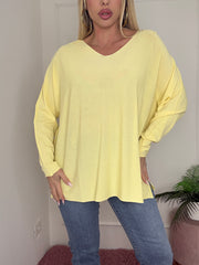 MAGLIA TRIANGOLO GIALLA