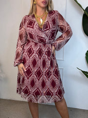 ABITO STREPITOSO BORDEAUX