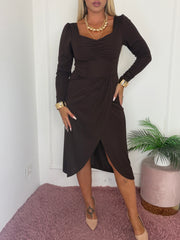 ABITO DIVA MARRONE