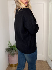 MAGLIA SCATOLETTA NERA