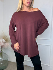 MAGLIA ARMONIA BORDEAUX