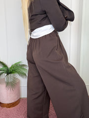 PANTALONE BAMBOLA  MARRONE