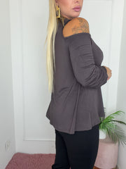 MAGLIA ANNINA MARRONE