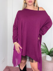 MAGLIA ERICA MAGENTA