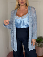 CARDIGAN MARICA AZZURRO