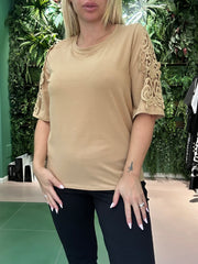MAGLIA CHIC CAMMELLO