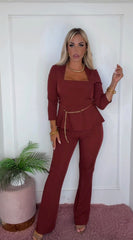 COMPLETO EVA ROSSO MATTONE