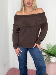 MAGLIA CASTAGNA MARRONE