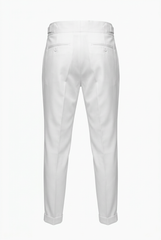 PANTALONE AMERICA BIANCO
