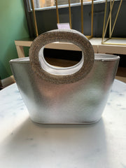BORSA LUSSO ARGENTO