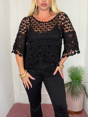 MAGLIA FRAGOLINA NERA