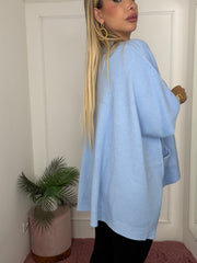 MAGLIA ORCHIDEA AZZURRO