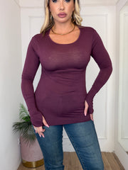 MAGLIA MATITA BORDEAUX