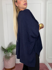 MAGLIA ORCHIDEA BLU