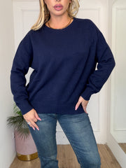 MAGLIA SCATOLETTA BLU