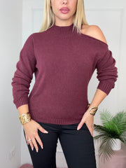 MAGLIA ANNA BORDEAUX