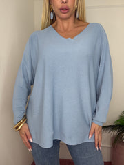 MAGLIA TRIANGOLO AZZURRA