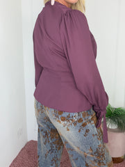 CAMICIA EDERA PRUGNA