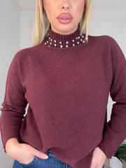 MAGLIA AMBRA BORDEAUX