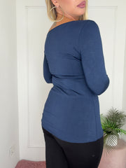 MAGLIA DUCHESSA BLU