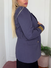 GIACCA MILITARE BLU