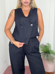 GILET SONIA BLU