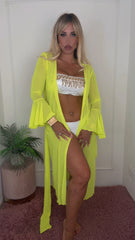 COPRICOSTUME PAILLETTES GIALLO