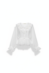 CAMICIA FIORE BIANCA