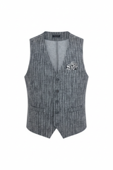 GILET PARIGI GESSATO